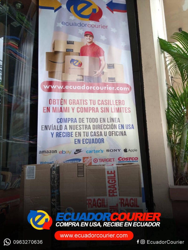 Ecuador Courier, Compra en Estados Unidos, Recibe en Ecuador
